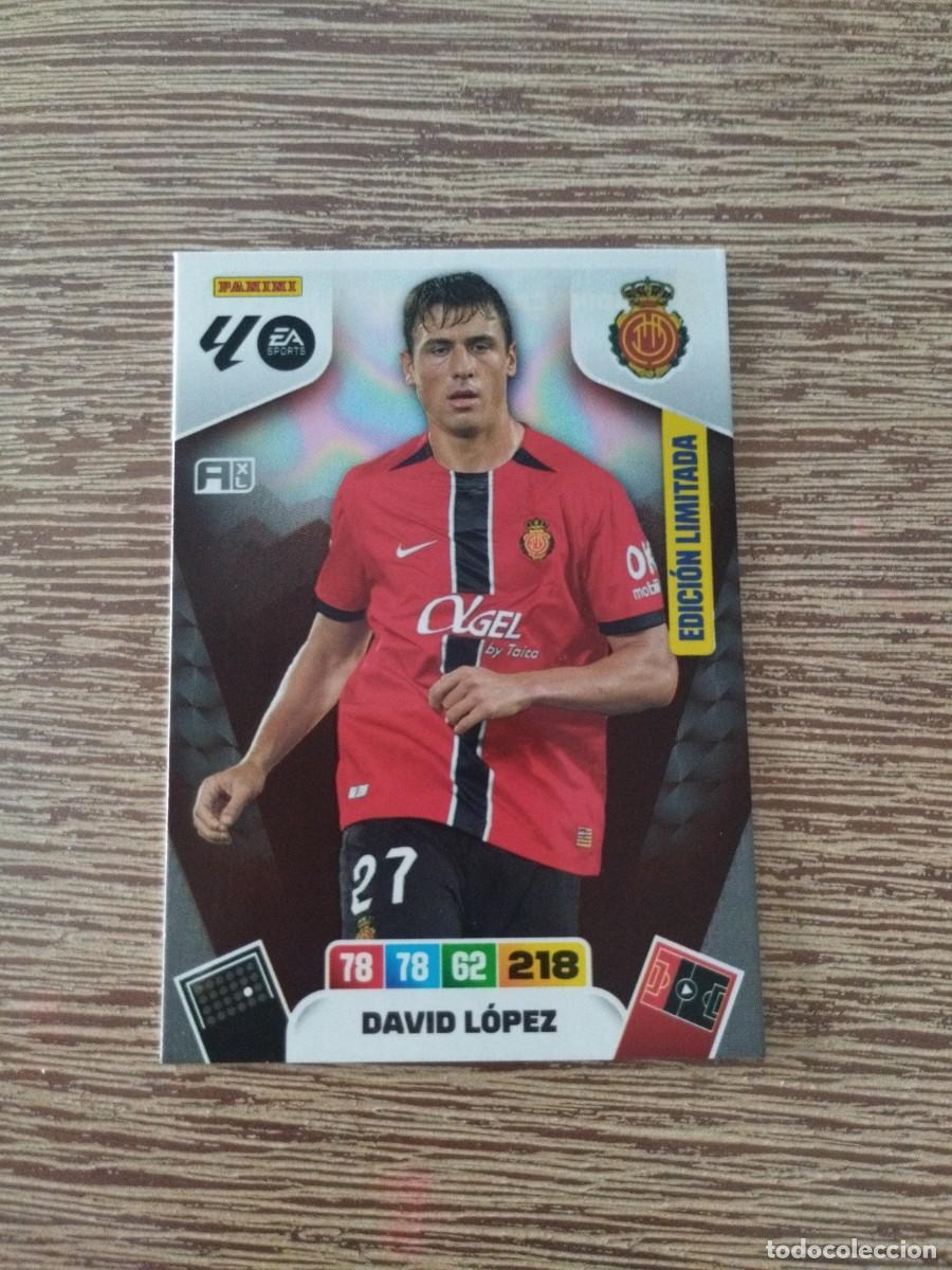 Coleccionismo Cromos antiguos: David Lopez - Mallorca - Edicion Limitada - Adrenalyn XL 25 - 26 - Panini - 2025 - 2026