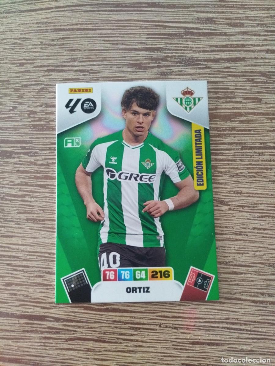 Coleccionismo Cromos antiguos: Ortiz - Betis - Edicion Limitada - Adrenalyn XL 25 - 26 - Panini - 2025 - 2026