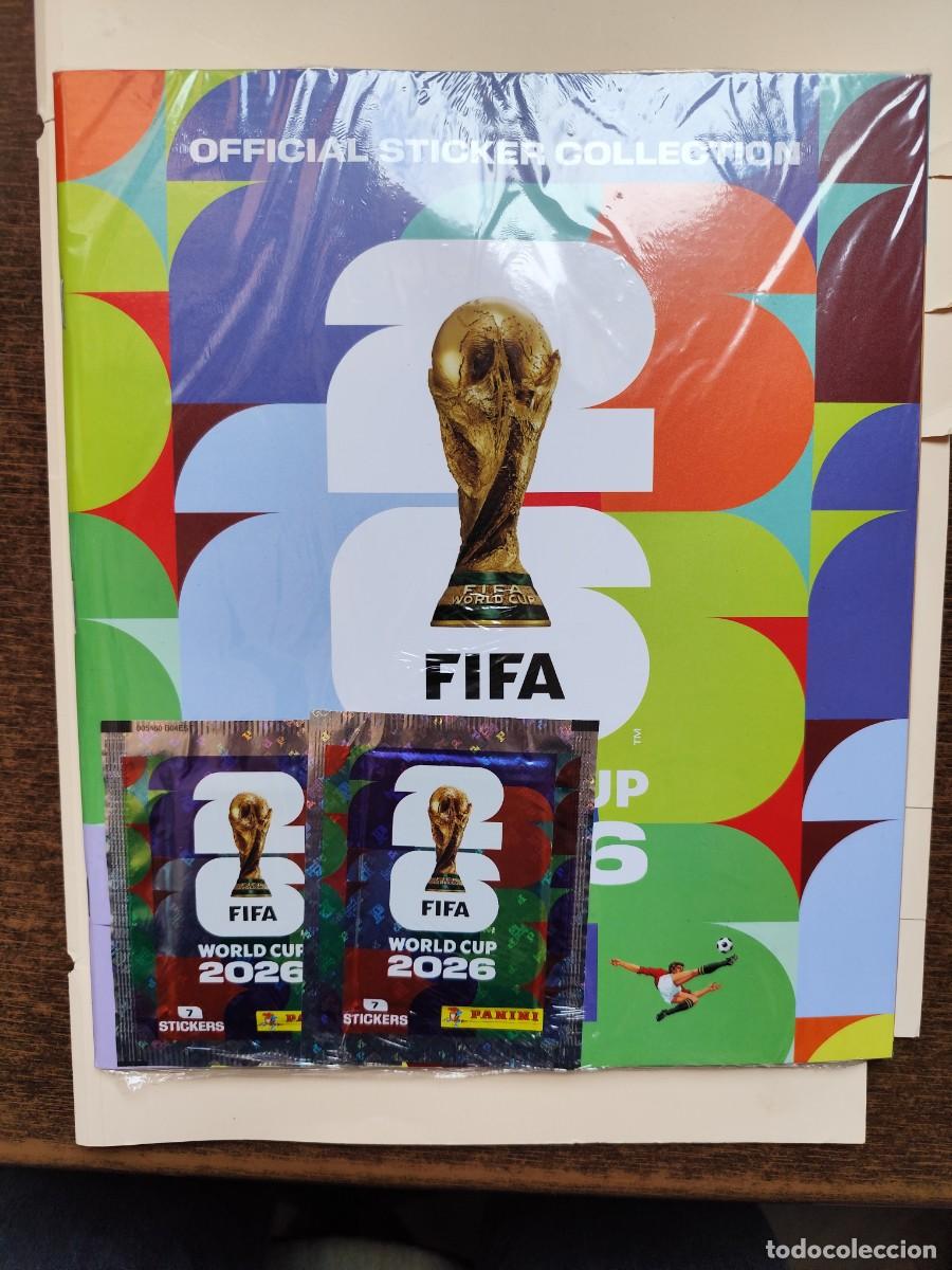 Coleccionismo Cromos antiguos: FIFA World Cup 2026. Album oficial Mundial 2026 + 2 sobres, colecci&oacute;n stickers de Panini (cromos)