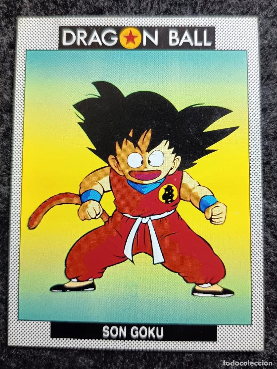 Coleccionismo Cromos antiguos: Tarjet - Card, Cromo N&ordm; 5 Son Goku, Colecci&oacute;n 90 personajes de Dragon Ball y Dragon Ball Z, 1989