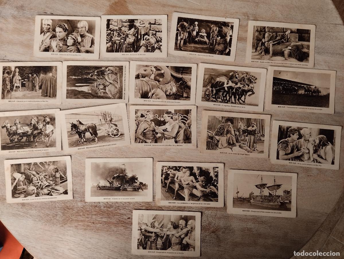 Coleccionismo Cromos antiguos: JHR - BEN HUR 19 CROMOS CHOCOLATES JUNCOSA
