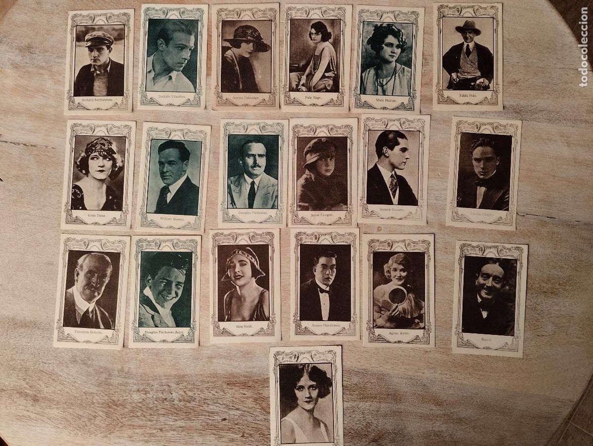 Coleccionismo Cromos antiguos: JHR - CINE 19 CROMOS CHOCOLATES AMATLLER