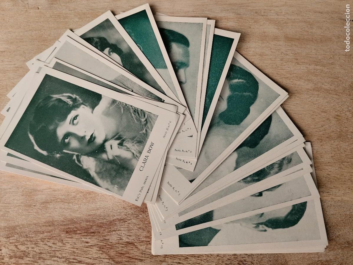 Collectable Antique Stickers: JHR - CINE 26 CROMOS TARJETAS ARTISTAS