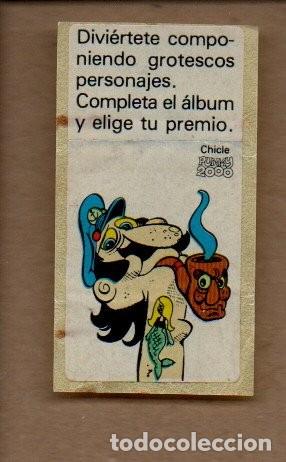 Coleccionismo Cromos antiguos: CROMO PEGATINA CHICLE PUNKY 2000. SIN PEGAR.