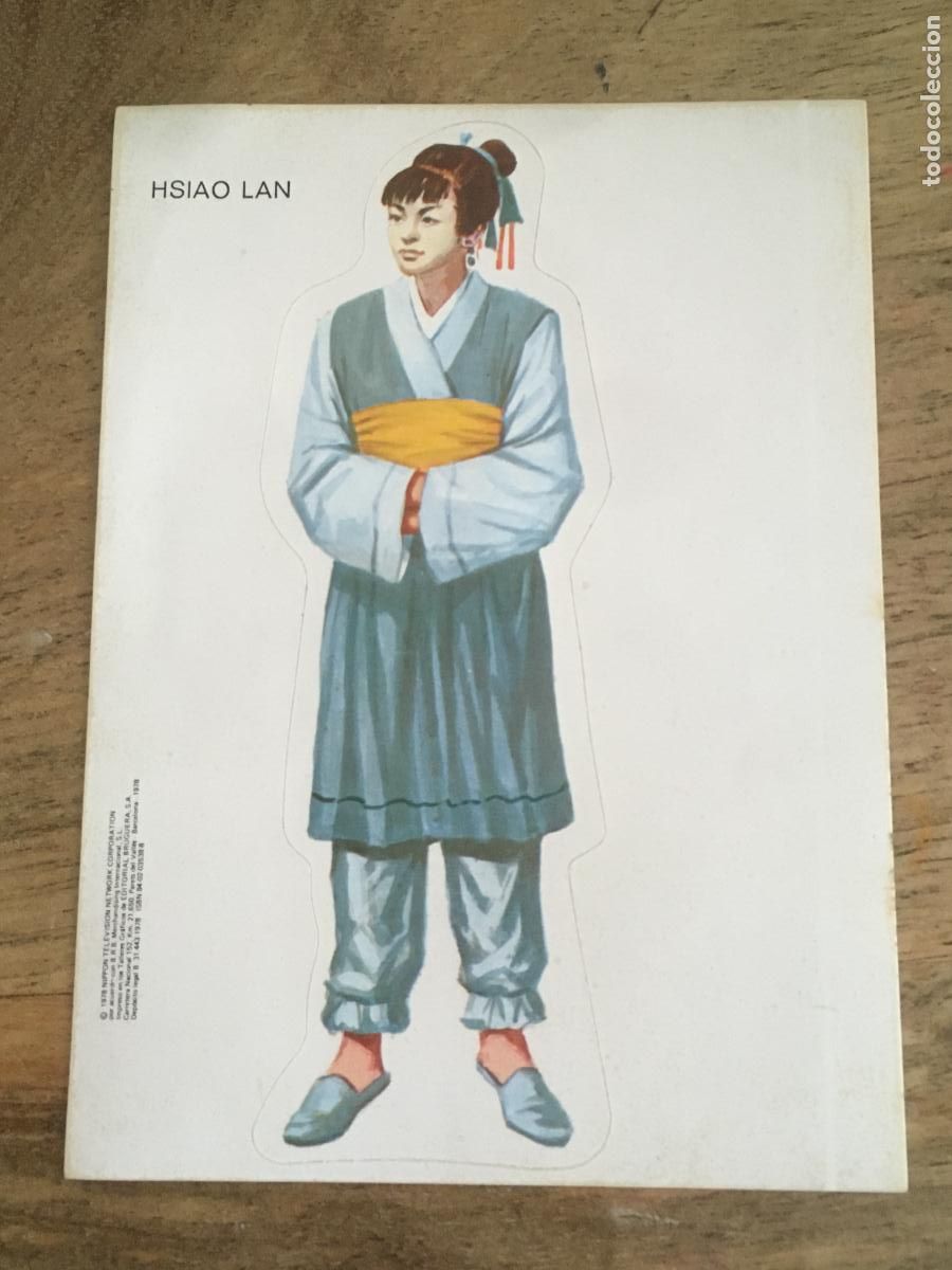 Coleccionismo Cromos antiguos: la frontera azul bruguera 1978 hsiao lan cromo nunca pegado perfecto estado