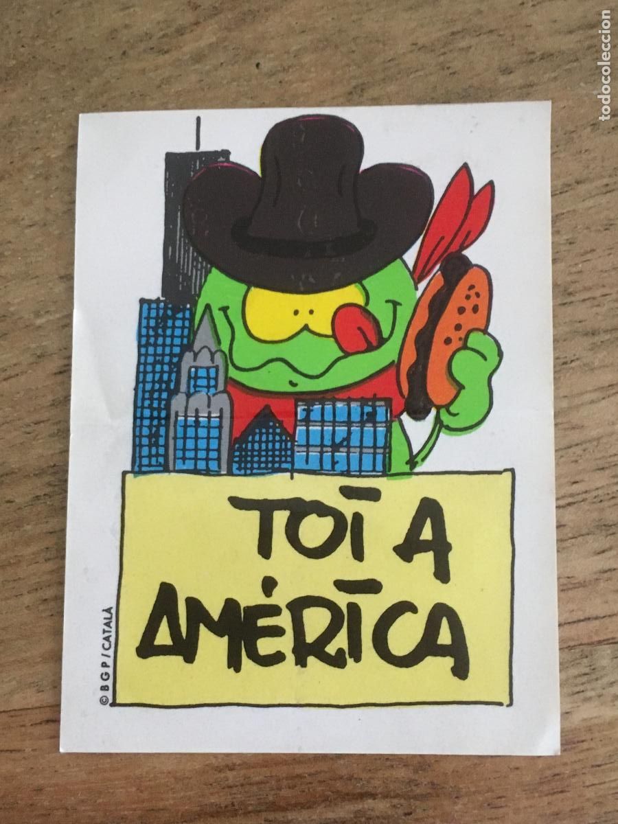 Coleccionismo Cromos antiguos: panrico nuevos tois toi a america cromo nunca pegado perfecto estado
