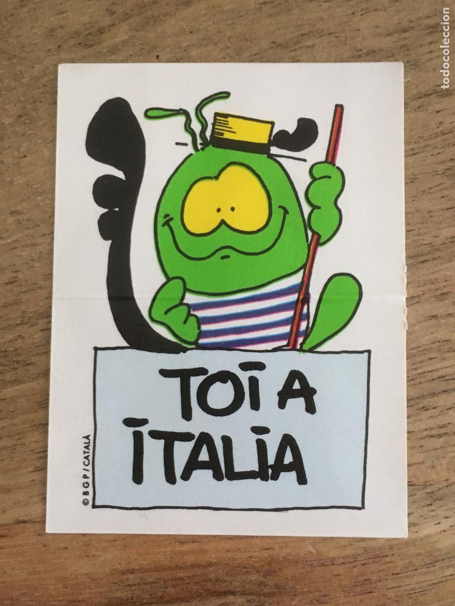Coleccionismo Cromos antiguos: panrico nuevos tois toi a italia cromo nunca pegado perfecto estado