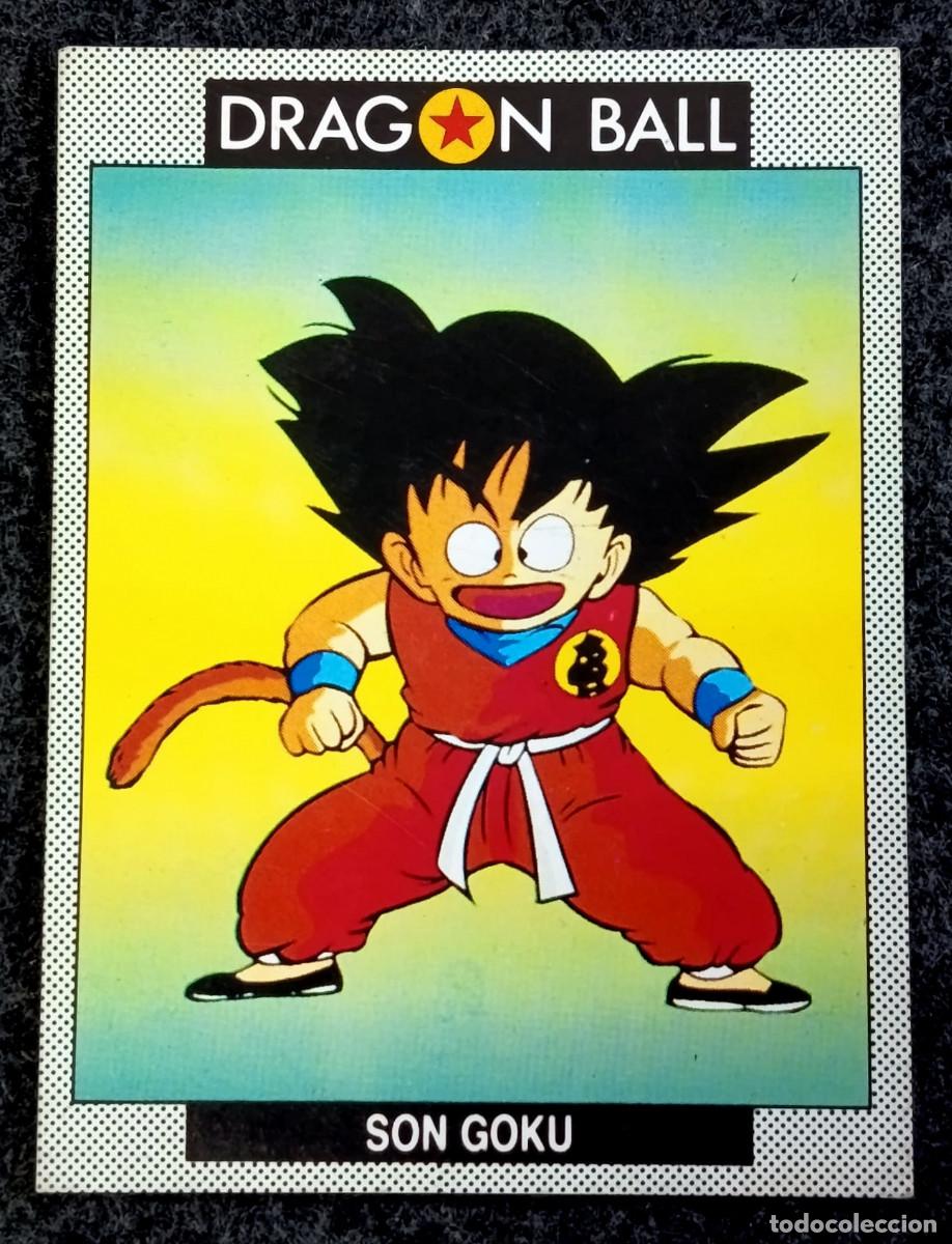 Coleccionismo Cromos antiguos: Tarjet - Card, Cromo N&ordm; 5 Son Goku, Colecci&oacute;n 90 personajes de Dragon Ball y Dragon Ball Z, 1989