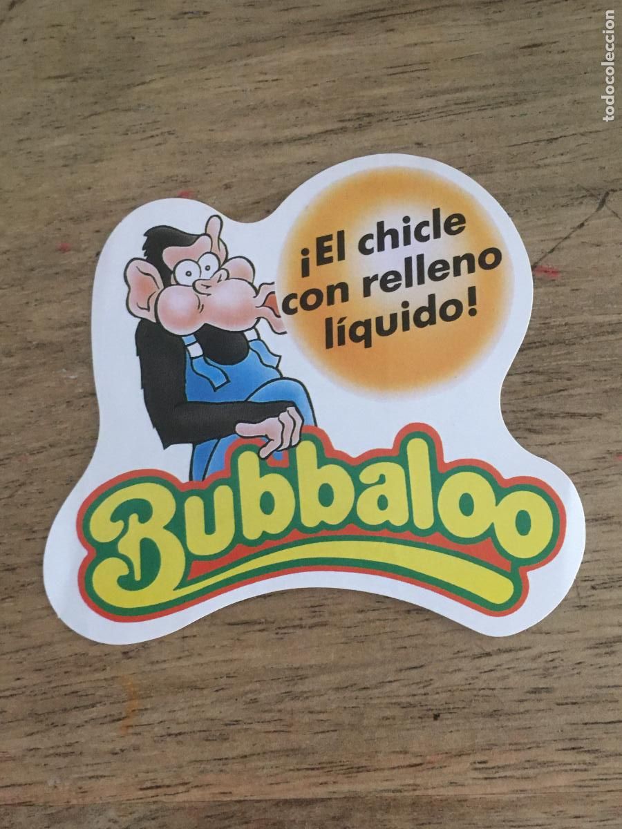 Coleccionismo Cromos antiguos: bobbaloo chicle pegatina cromo nunca pegado