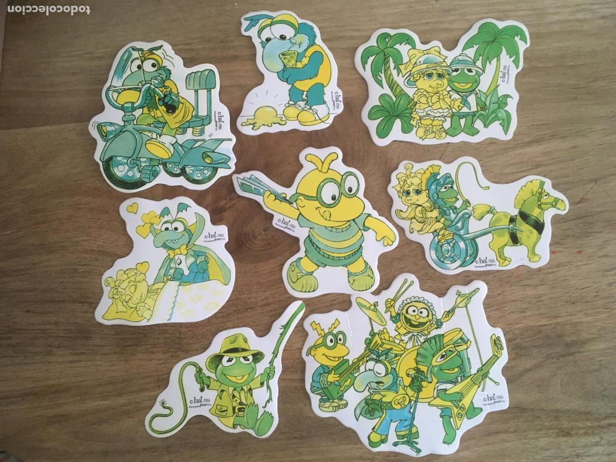 Colecionismo Cromos antigos: peque&ntilde;ecos lote 8 cromos pegatinas nunca pegados