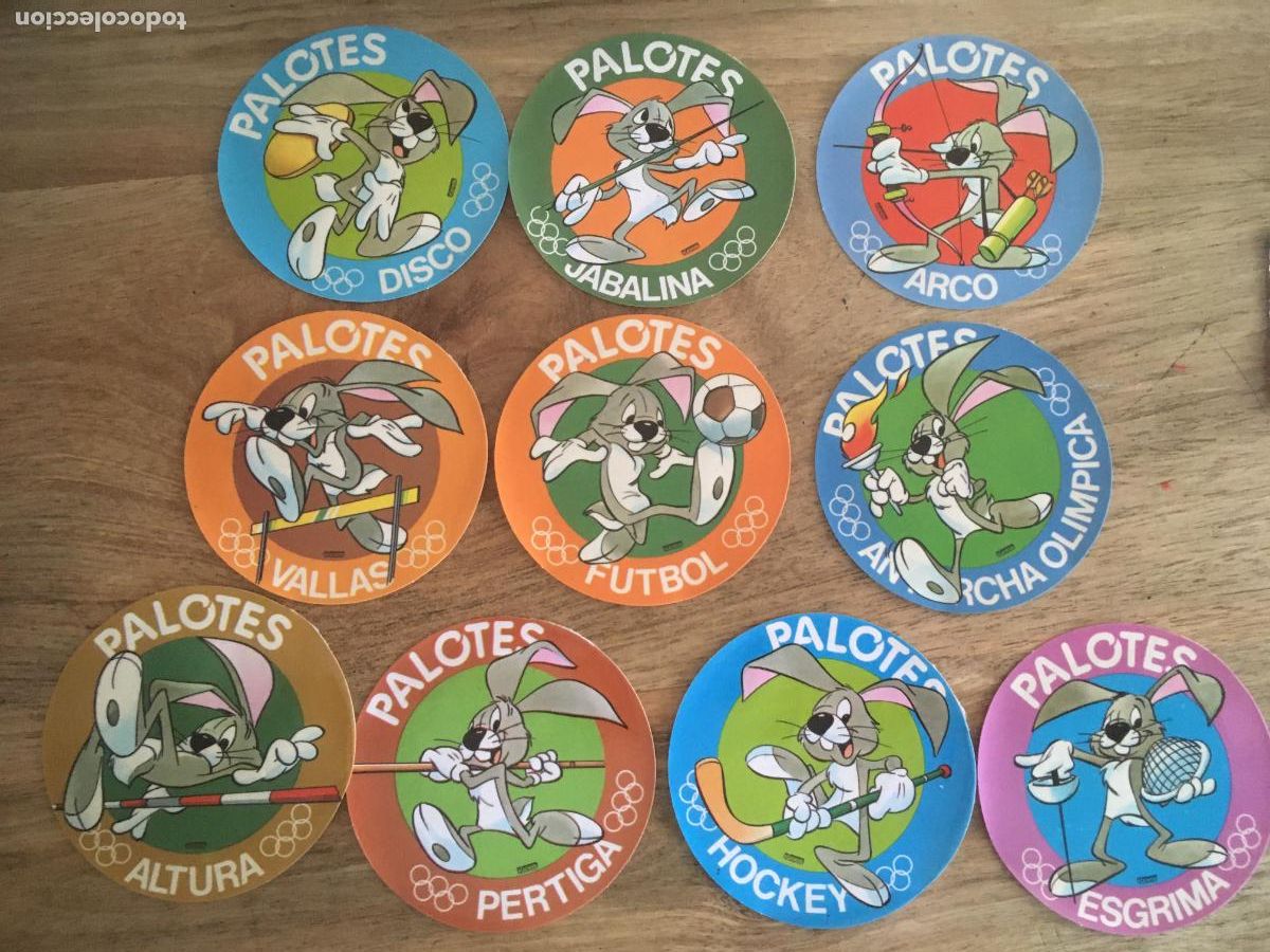 Coleccionismo Cromos antiguos: palotes juegos olimpicos deportes lote 10 cromos pegatinas nunca pegados