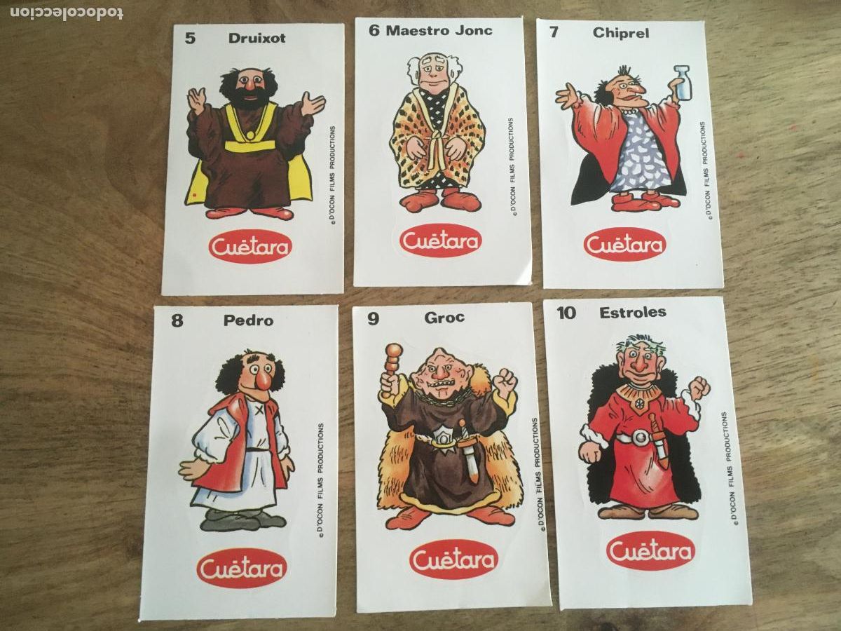 Colecionismo Cromos antigos: aurones cuetara lote 6 cromos nunca pegados
