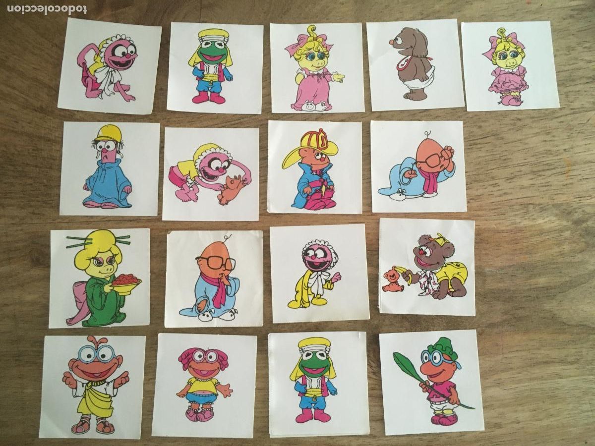 Colecionismo Cromos antigos: peque&ntilde;ecos risi lote 17 cromos nunca pegados