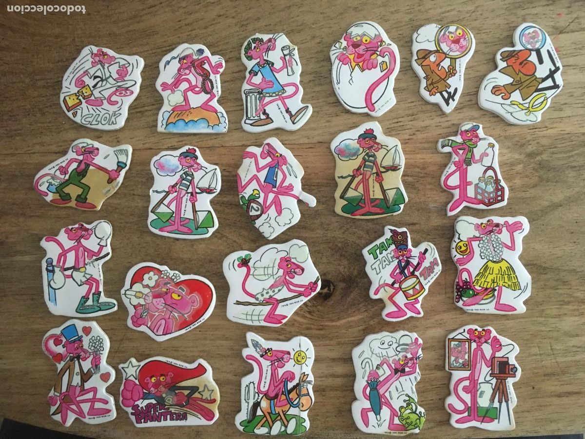 Sammeln alte Sammelbilder: matutano la pantera rosa lote 21 cromos nunca pegados
