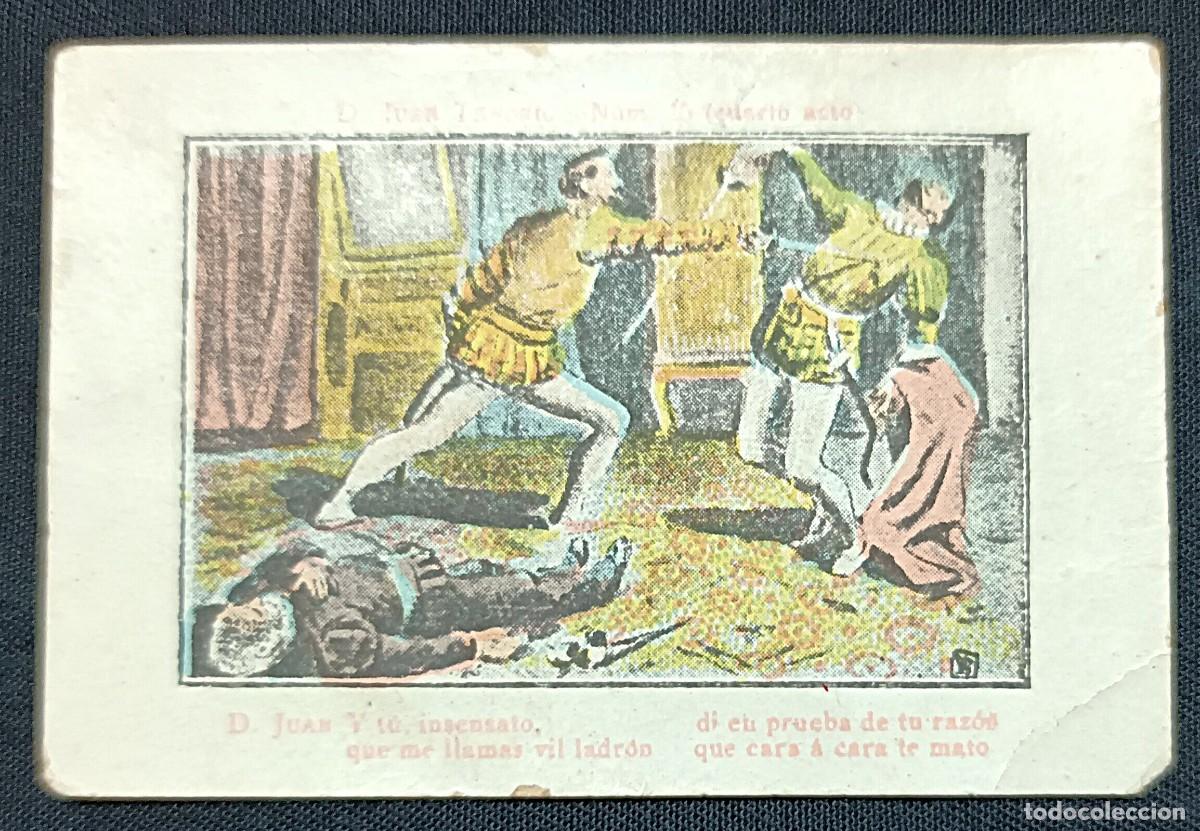 Coleccionismo Cromos antiguos: ANTIGUO CROMO DON JUAN TENORIO N&ordm; 15 CUARTO ACTO