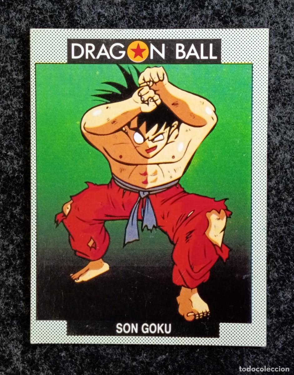 Coleccionismo Cromos antiguos: Tarjet - Card, Cromo N&ordm; 10 Son Goku, Colecci&oacute;n 90 personajes de Dragon Ball y Dragon Ball Z, 1989