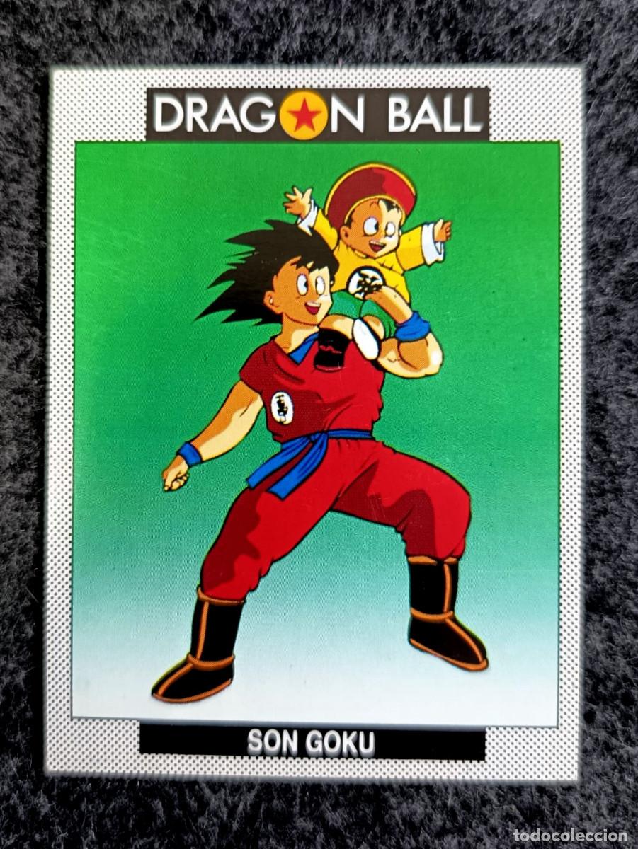 Coleccionismo Cromos antiguos: Tarjet - Card, Cromo N&ordm; 13 Son Goku, Colecci&oacute;n 90 personajes de Dragon Ball y Dragon Ball Z, 1989