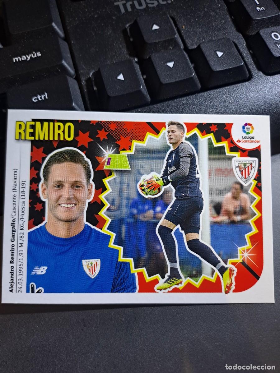 Coleccionismo Cromos antiguos: CROMO REMIRO 1 BIS COLOCA ATHLETIC CLUB DE BILBAO LIGA 2018 2019 18 19 ESTE PANINI NUNCA PEGADO