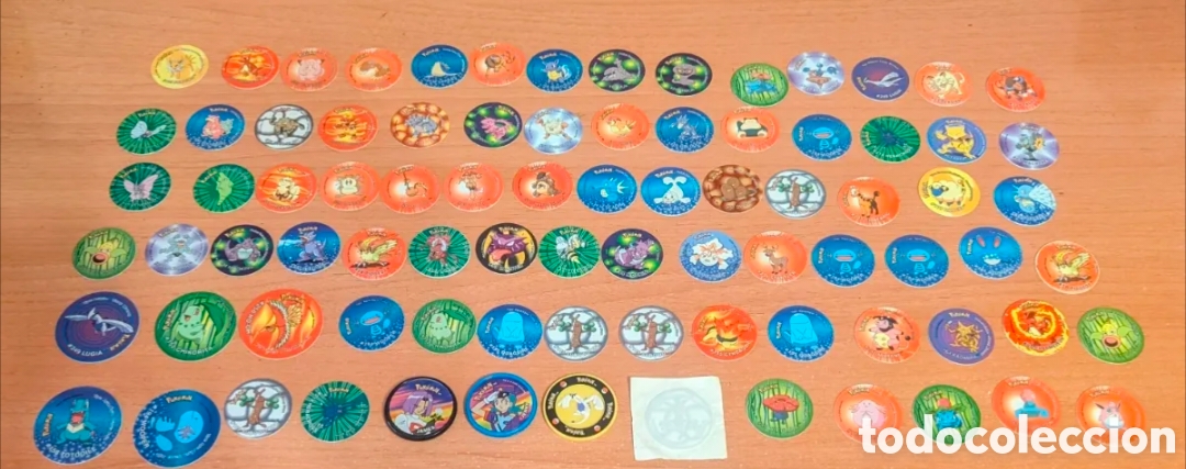 Coleccionismo Cromos antiguos: Cromos Tazos Pok&eacute;mon Matutano Nintendo. Sin abrir