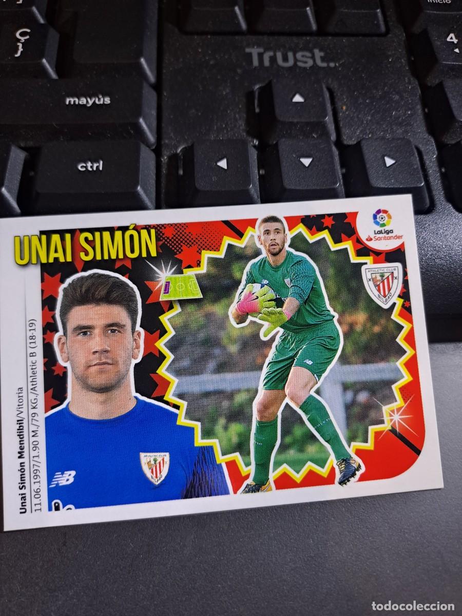 Coleccionismo Cromos antiguos: CROMO UNAI SIMON 2 BIS COLOCA ATHLETIC CLUB DE BILBAO LIGA 2018 2019 18 19 ESTE PANINI NUNCA PEGADO