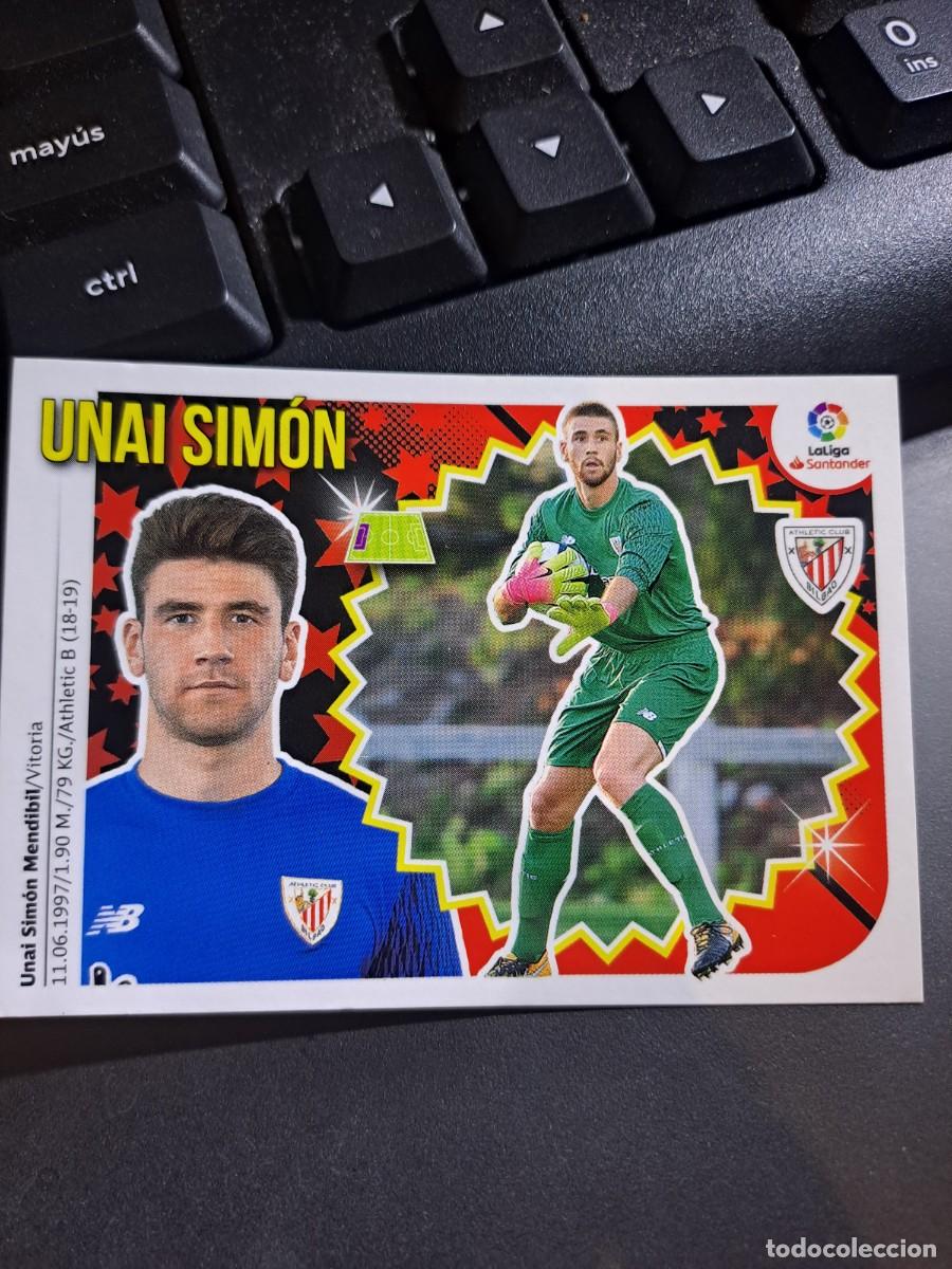 Coleccionismo Cromos antiguos: CROMO UNAI SIMON 2 BIS COLOCA ATHLETIC CLUB DE BILBAO LIGA 2018 2019 18 19 ESTE PANINI NUNCA PEGADO