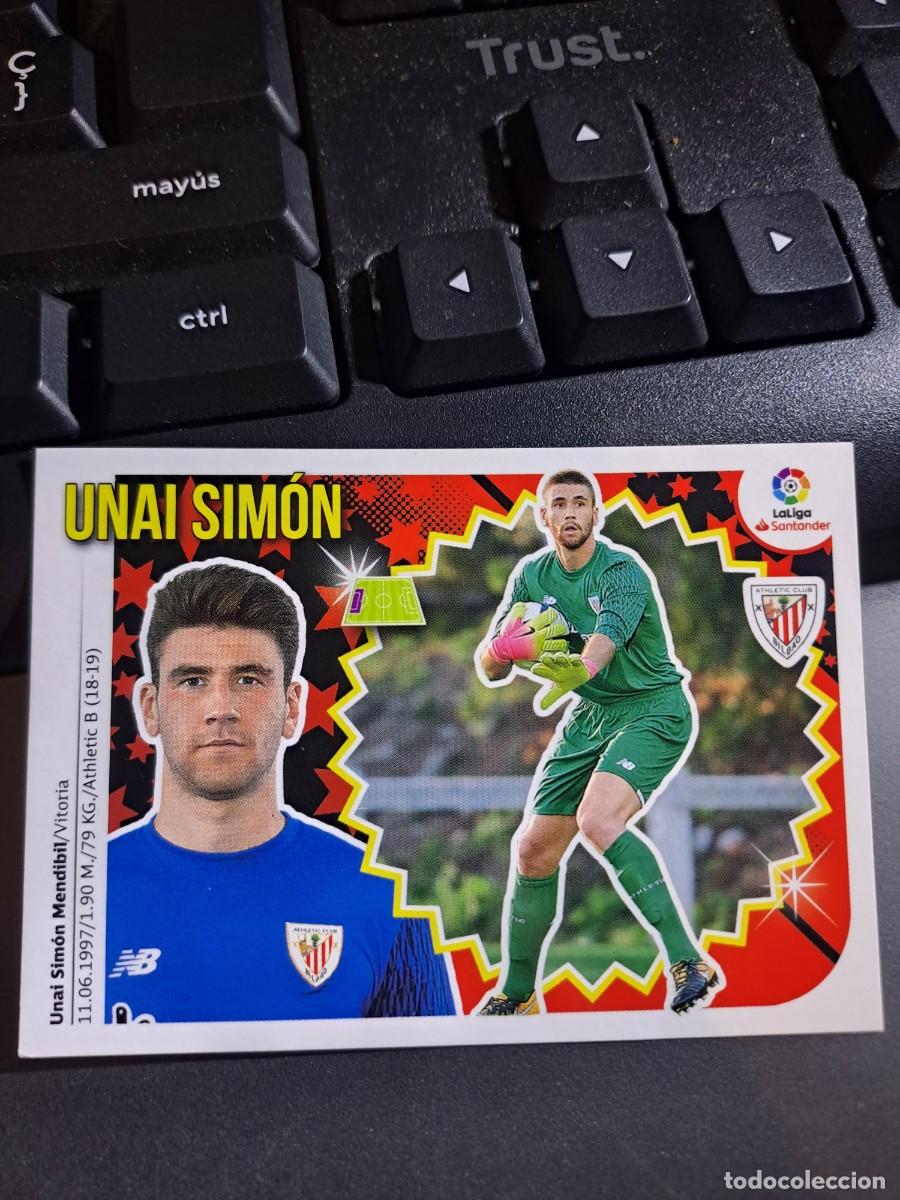 Coleccionismo Cromos antiguos: CROMO UNAI SIMON 2 BIS COLOCA ATHLETIC CLUB DE BILBAO LIGA 2018 2019 18 19 ESTE PANINI NUNCA PEGADO
