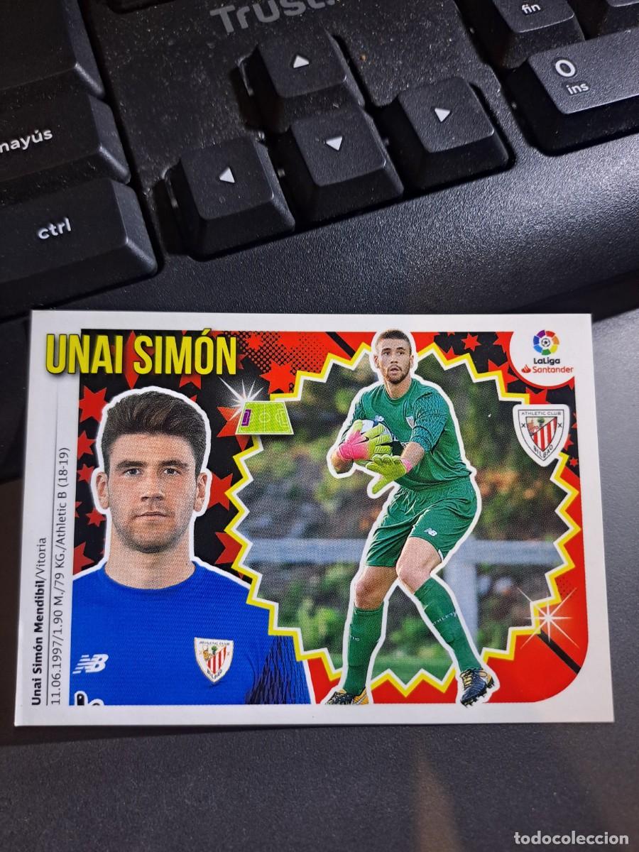 Coleccionismo Cromos antiguos: CROMO UNAI SIMON 2 BIS COLOCA ATHLETIC CLUB DE BILBAO LIGA 2018 2019 18 19 ESTE PANINI NUNCA PEGADO