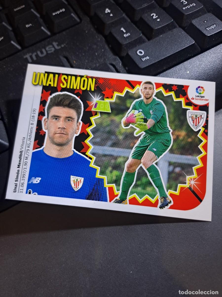 Coleccionismo Cromos antiguos: CROMO UNAI SIMON 2 BIS COLOCA ATHLETIC CLUB DE BILBAO LIGA 2018 2019 18 19 ESTE PANINI NUNCA PEGADO