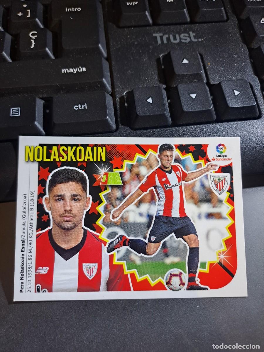 Coleccionismo Cromos antiguos: CROMO NOLASKOAIN 6 BIS COLOCA ATHLETIC CLUB DE BILBAO LIGA 2018 2019 18 19 ESTE PANINI NUNCA PEGADO