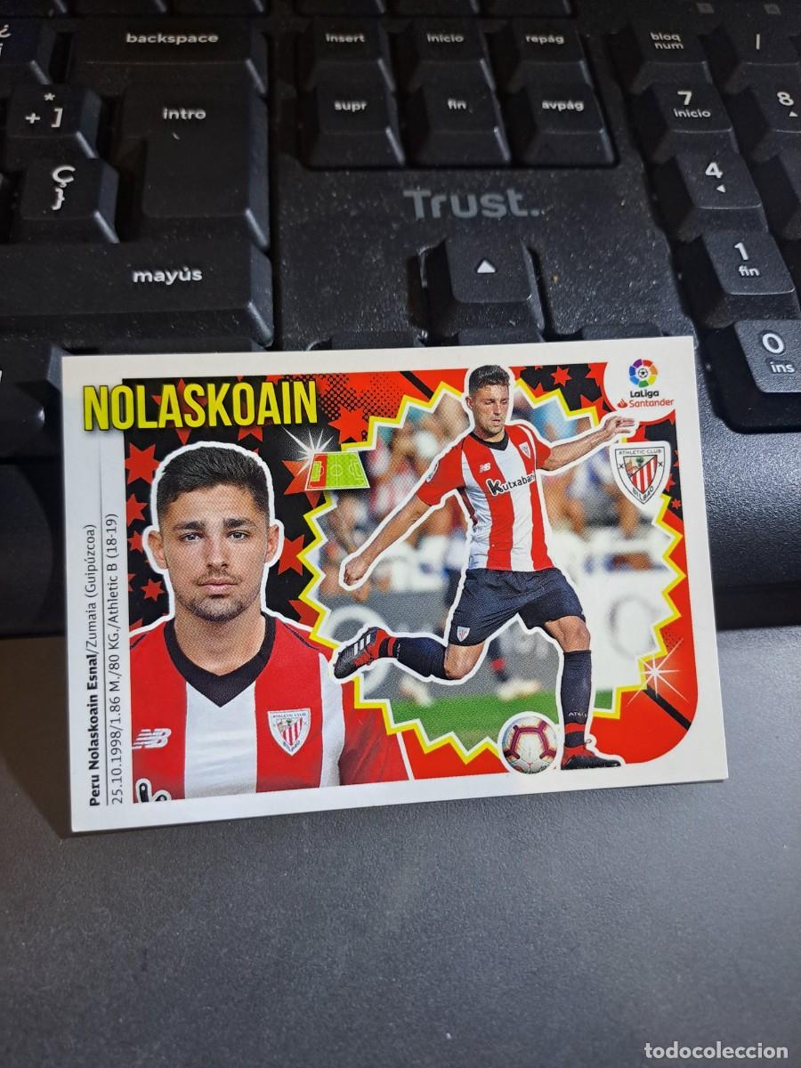 Coleccionismo Cromos antiguos: CROMO NOLASKOAIN 6 BIS COLOCA ATHLETIC CLUB DE BILBAO LIGA 2018 2019 18 19 ESTE PANINI NUNCA PEGADO