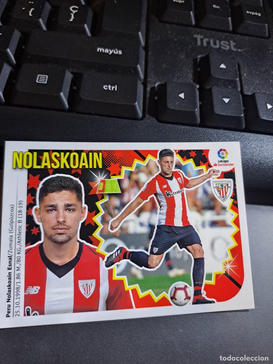 Coleccionismo Cromos antiguos: CROMO NOLASKOAIN 6 BIS COLOCA ATHLETIC CLUB DE BILBAO LIGA 2018 2019 18 19 ESTE PANINI NUNCA PEGADO
