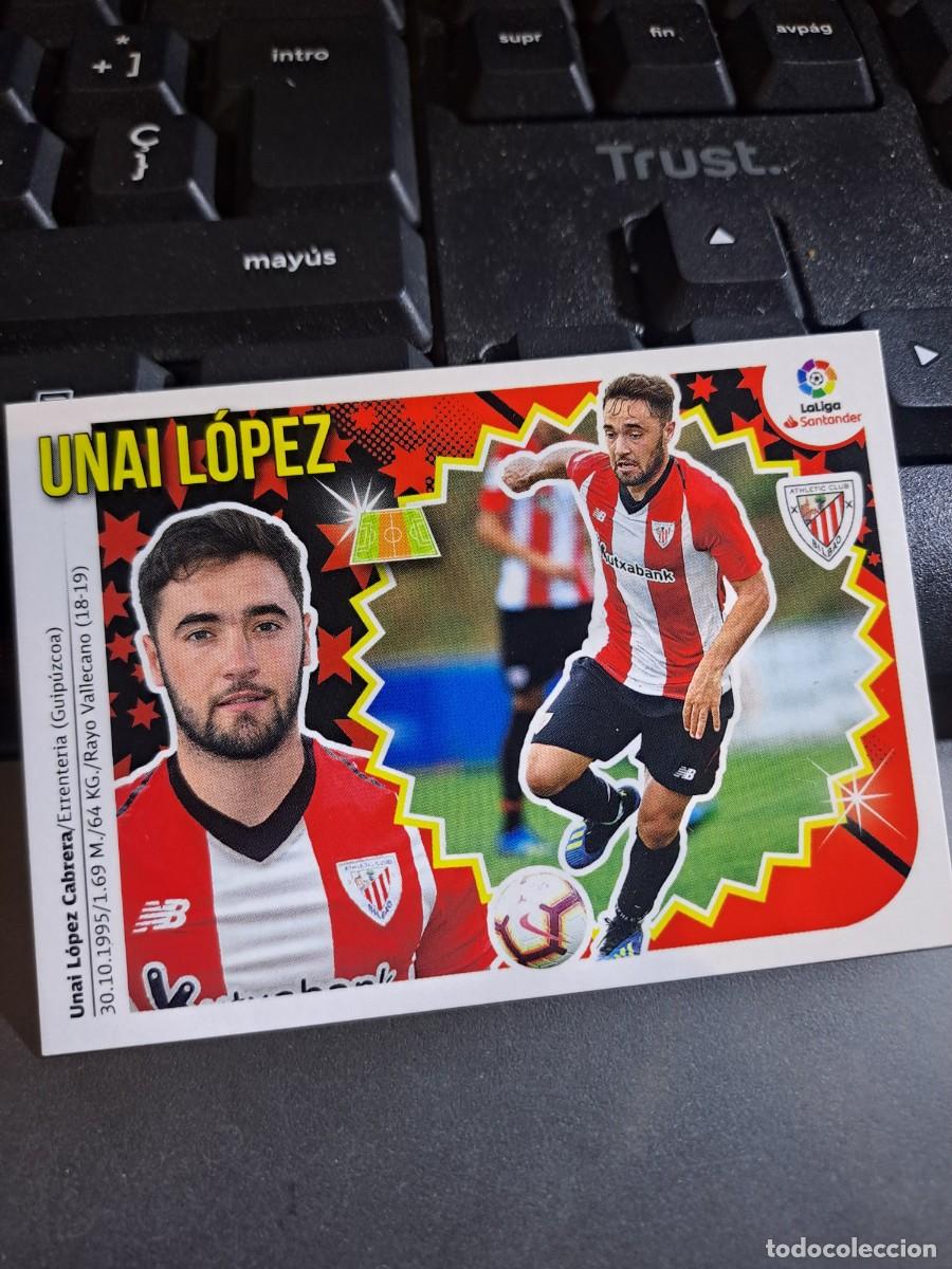 Coleccionismo Cromos antiguos: CROMO UNAI LOPEZ 10 BIS COLOCA ATHLETIC CLUB DE BILBAO LIGA 2018 2019 18 19 ESTE PANINI NUNCA PEGADO