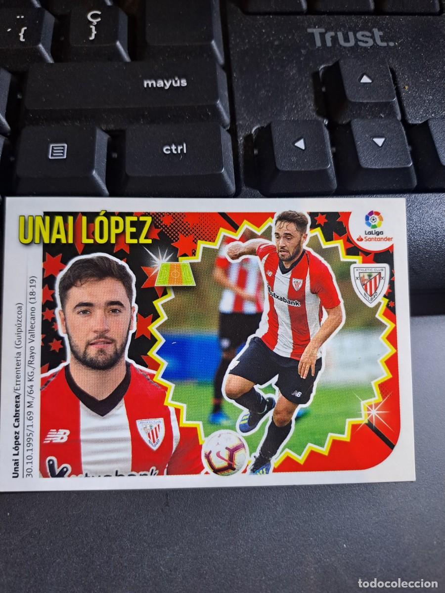 Coleccionismo Cromos antiguos: CROMO UNAI LOPEZ 10 BIS COLOCA ATHLETIC CLUB DE BILBAO LIGA 2018 2019 18 19 ESTE PANINI NUNCA PEGADO
