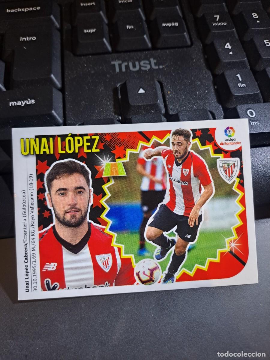 Coleccionismo Cromos antiguos: CROMO UNAI LOPEZ 10 BIS COLOCA ATHLETIC CLUB DE BILBAO LIGA 2018 2019 18 19 ESTE PANINI NUNCA PEGADO