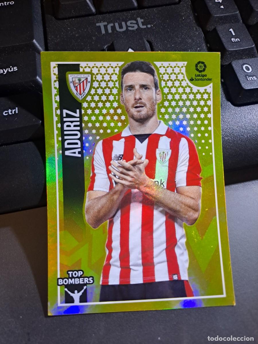 Coleccionismo Cromos antiguos: CROMO ADURIZ 1 TOP BOMBERS 1 ATHLETIC CLUB DE BILBAO LIGA 2018 2019 18 19 ESTE PANINI NUNCA PEGADO