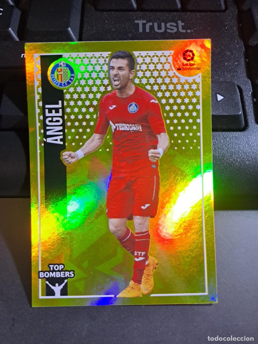 Coleccionismo Cromos antiguos: CROMO ANGEL 2 TOP BOMBERS 2 GETAFE LIGA 2018 2019 18 19 ESTE PANINI NUNCA PEGADO