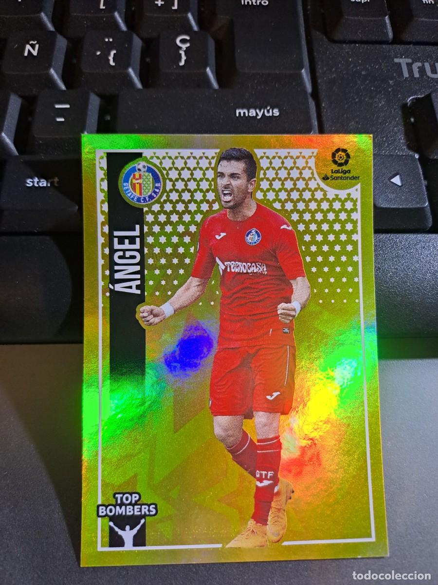 Coleccionismo Cromos antiguos: CROMO ANGEL 2 TOP BOMBERS 2 GETAFE LIGA 2018 2019 18 19 ESTE PANINI NUNCA PEGADO
