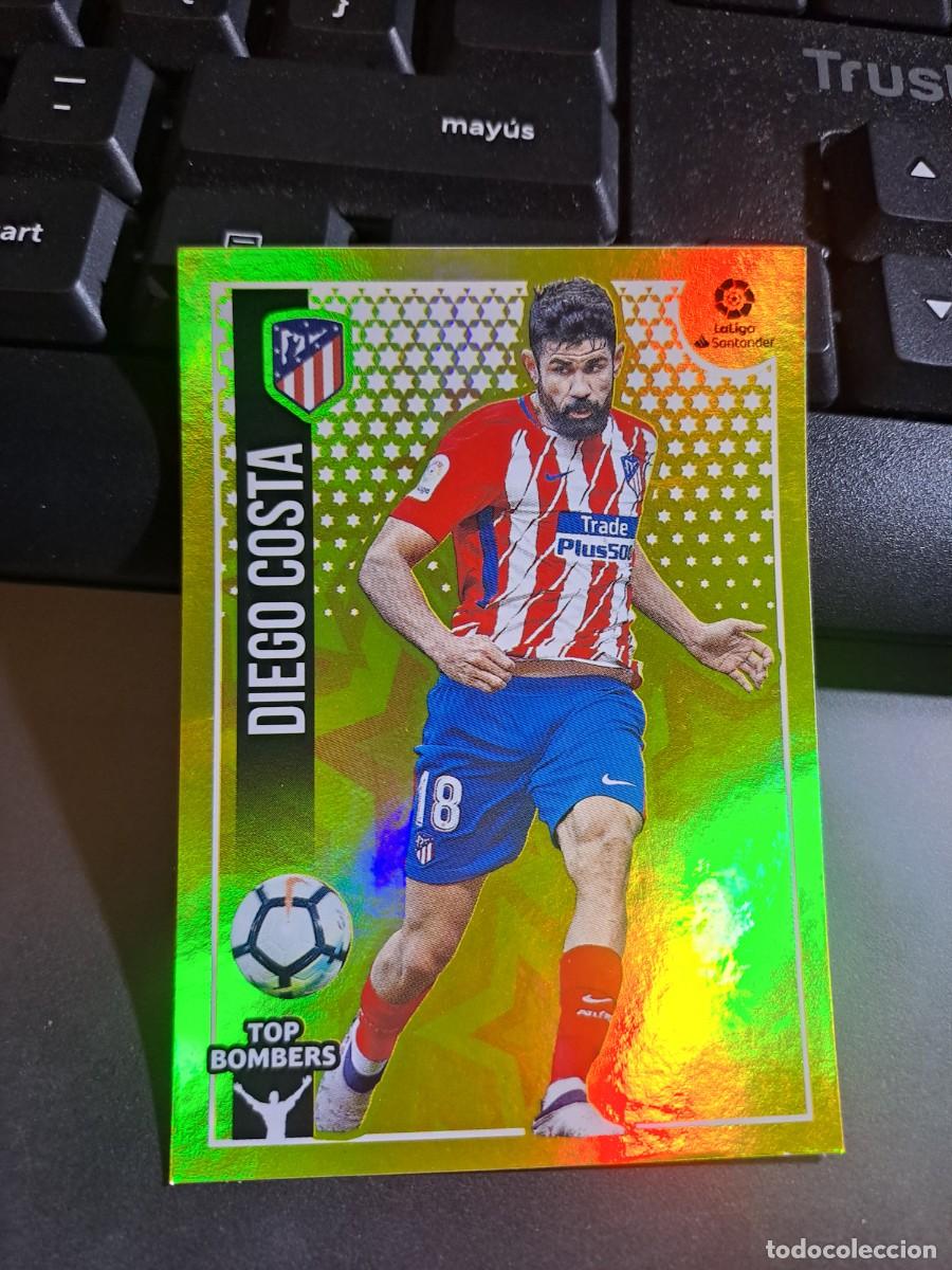 Coleccionismo Cromos antiguos: CROMO DIEGO COSTA 8 TOP BOMBERS 8 ATLETICO DE MADRID LIGA 2018 2019 18 19 ESTE PANINI NUNCA PEGADO