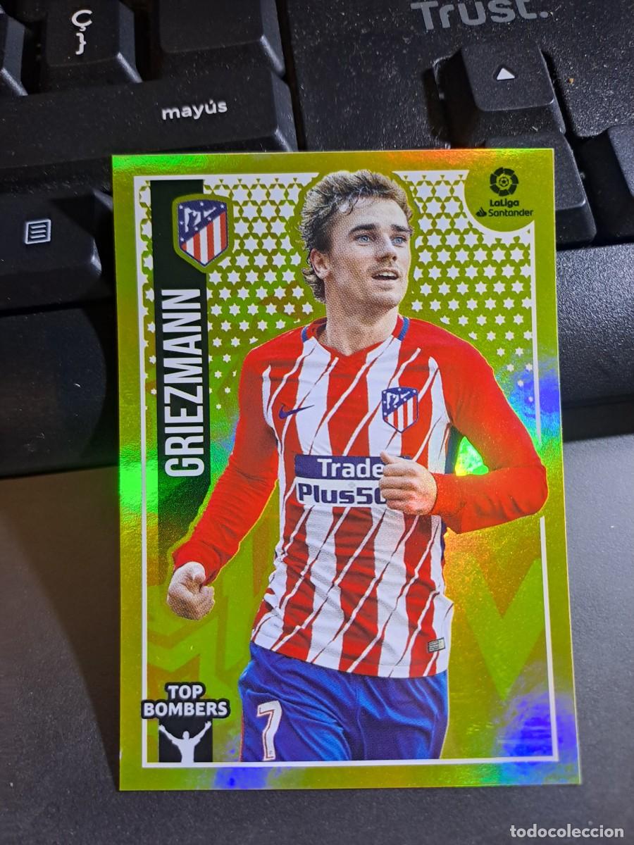 Coleccionismo Cromos antiguos: CROMO GRIEZMANN 9 TOP BOMBERS 9 ATLETICO DE MADRID LIGA 2018 2019 18 19 ESTE PANINI NUNCA PEGADO
