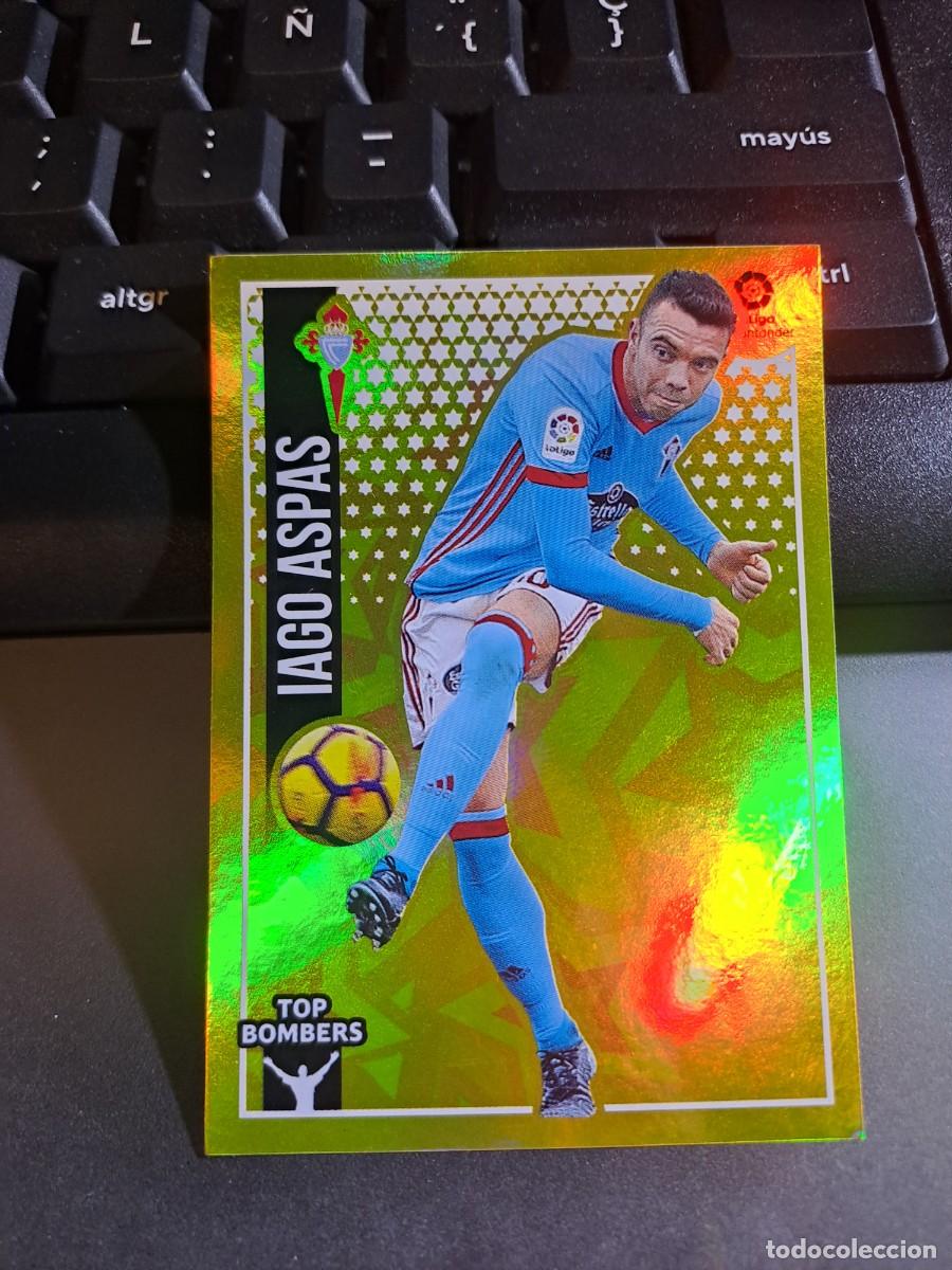 Coleccionismo Cromos antiguos: CROMO IAGO ASPAS 10 TOP BOMBERS 10 CELTA DE VIGO LIGA 2018 2019 18 19 ESTE PANINI NUNCA PEGADO