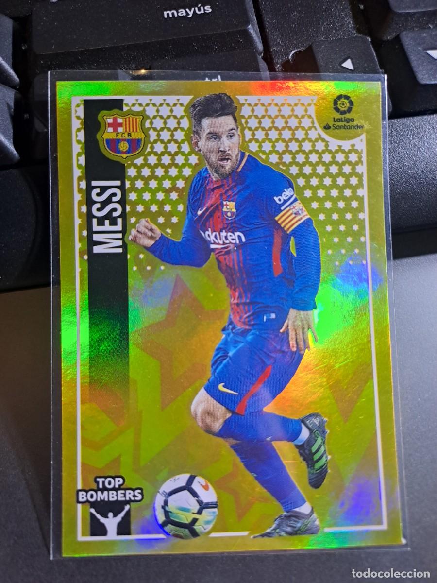 Coleccionismo Cromos antiguos: CROMO MESSI 15 TOP BOMBERS 15 BARCELONA LIGA 2018 2019 18 19 ESTE PANINI NUNCA PEGADO