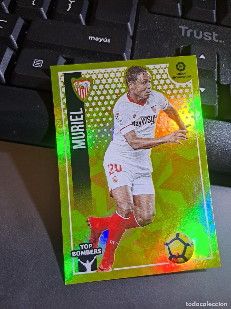 Coleccionismo Cromos antiguos: CROMO MURIEL 17 TOP BOMBERS 17 SEVILLA LIGA 2018 2019 18 19 ESTE PANINI NUNCA PEGADO
