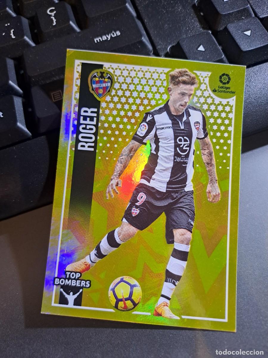 Coleccionismo Cromos antiguos: CROMO ROGER 20 TOP BOMBERS 20 LEVANTE LIGA 2018 2019 18 19 ESTE PANINI NUNCA PEGADO