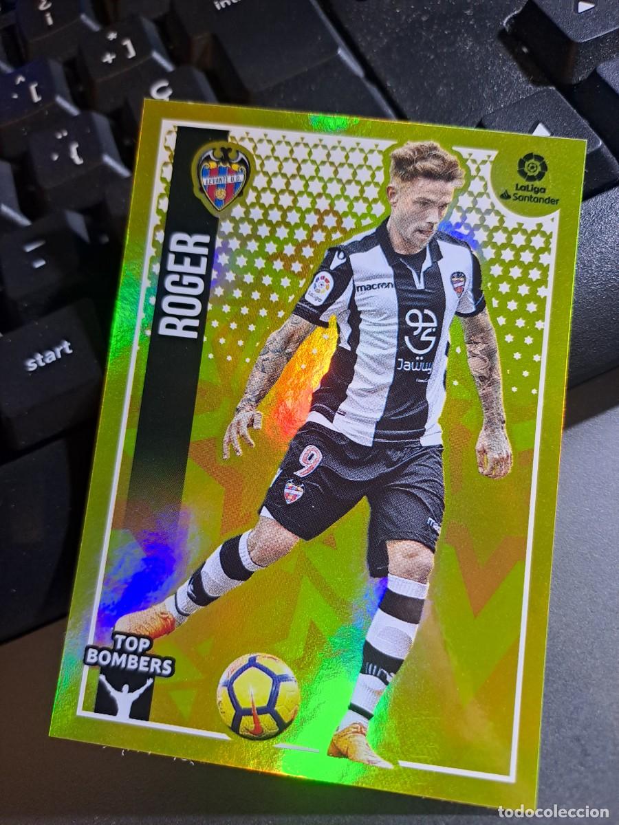 Coleccionismo Cromos antiguos: CROMO ROGER 20 TOP BOMBERS 20 LEVANTE LIGA 2018 2019 18 19 ESTE PANINI NUNCA PEGADO