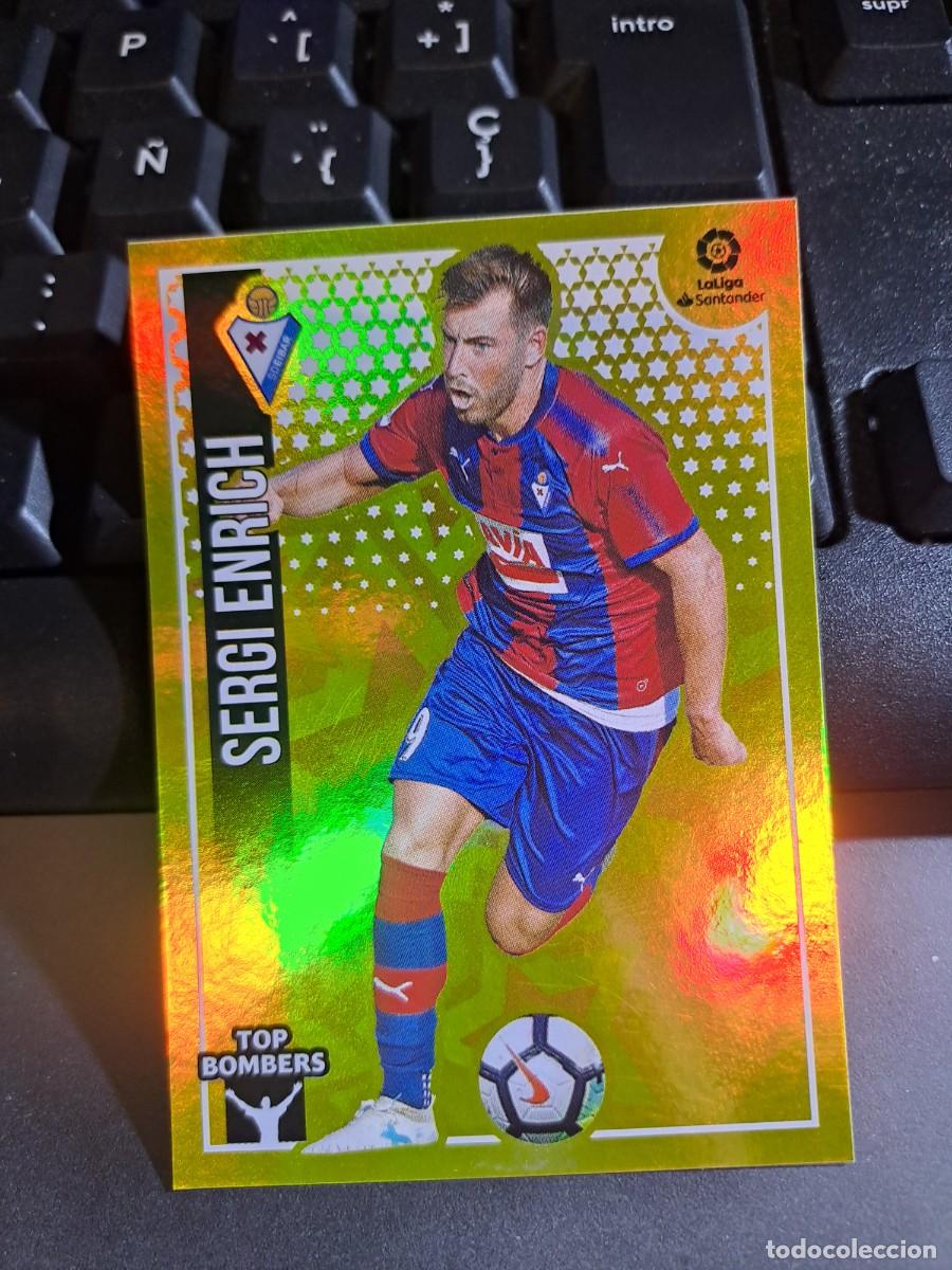 Coleccionismo Cromos antiguos: CROMO SERGI ENRICH 22 TOP BOMBERS 22 EIBAR LIGA 2018 2019 18 19 ESTE PANINI NUNCA PEGADO