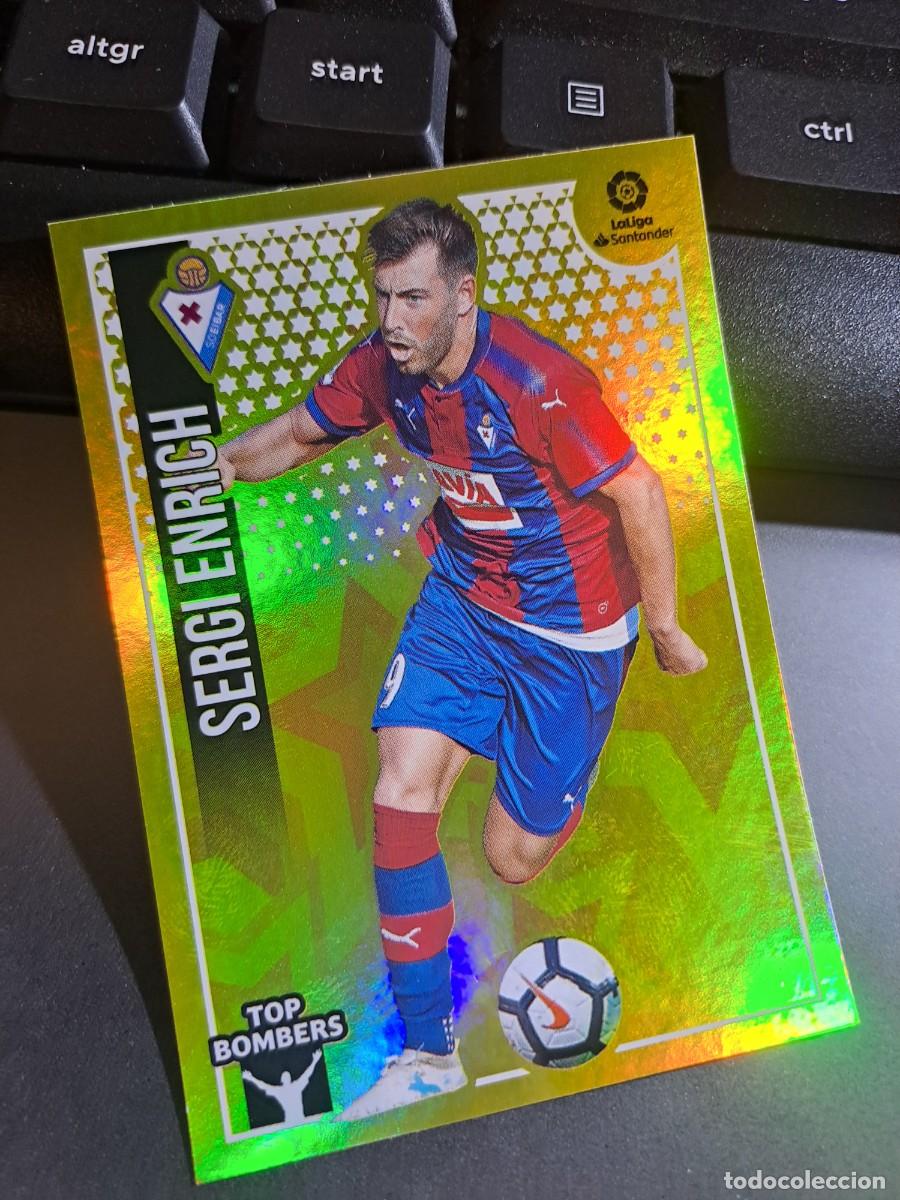 Coleccionismo Cromos antiguos: CROMO SERGI ENRICH 22 TOP BOMBERS 22 EIBAR LIGA 2018 2019 18 19 ESTE PANINI NUNCA PEGADO