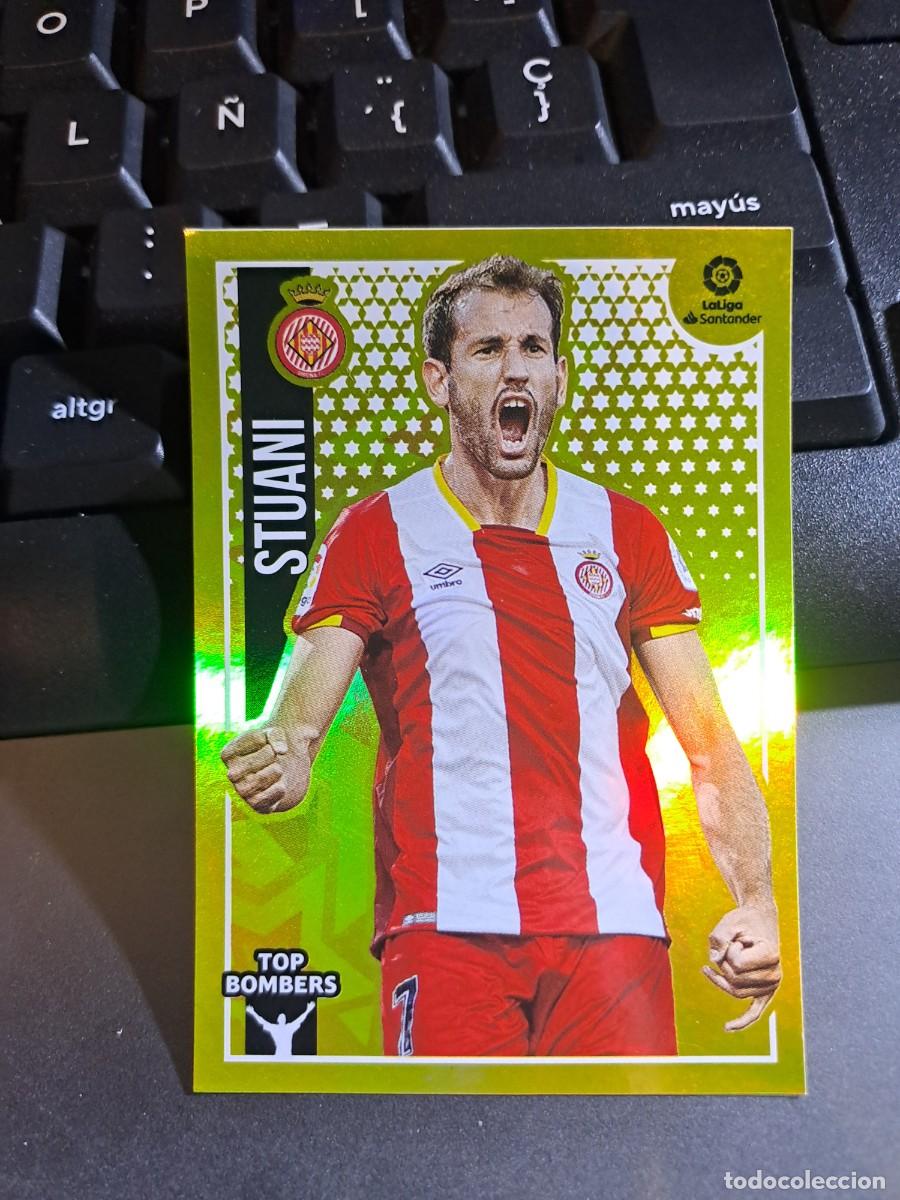 Coleccionismo Cromos antiguos: CROMO STUANI 24 TOP BOMBERS 24 GIRONA LIGA 2018 2019 18 19 ESTE PANINI NUNCA PEGADO
