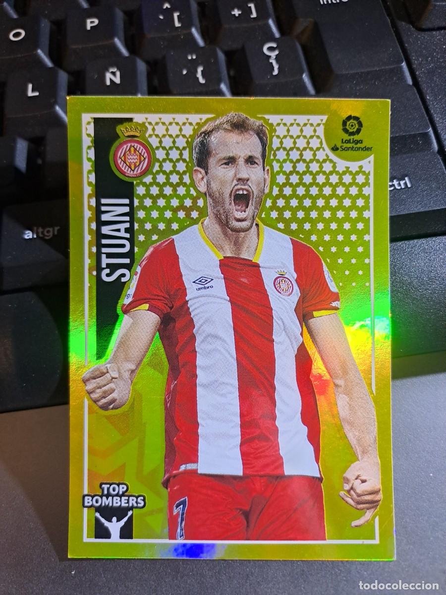 Coleccionismo Cromos antiguos: CROMO STUANI 24 TOP BOMBERS 24 GIRONA LIGA 2018 2019 18 19 ESTE PANINI NUNCA PEGADO