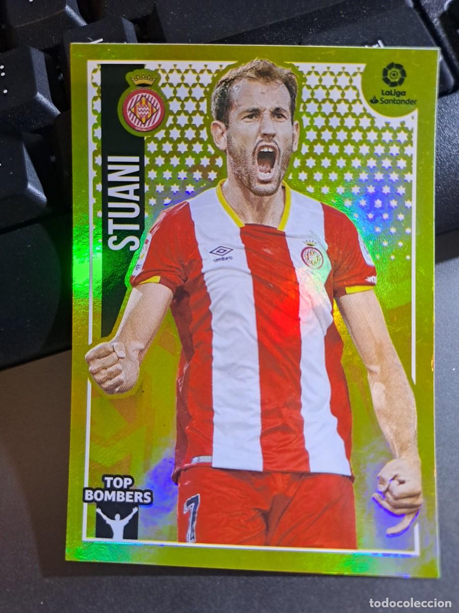 Coleccionismo Cromos antiguos: CROMO STUANI 24 TOP BOMBERS 24 GIRONA LIGA 2018 2019 18 19 ESTE PANINI NUNCA PEGADO