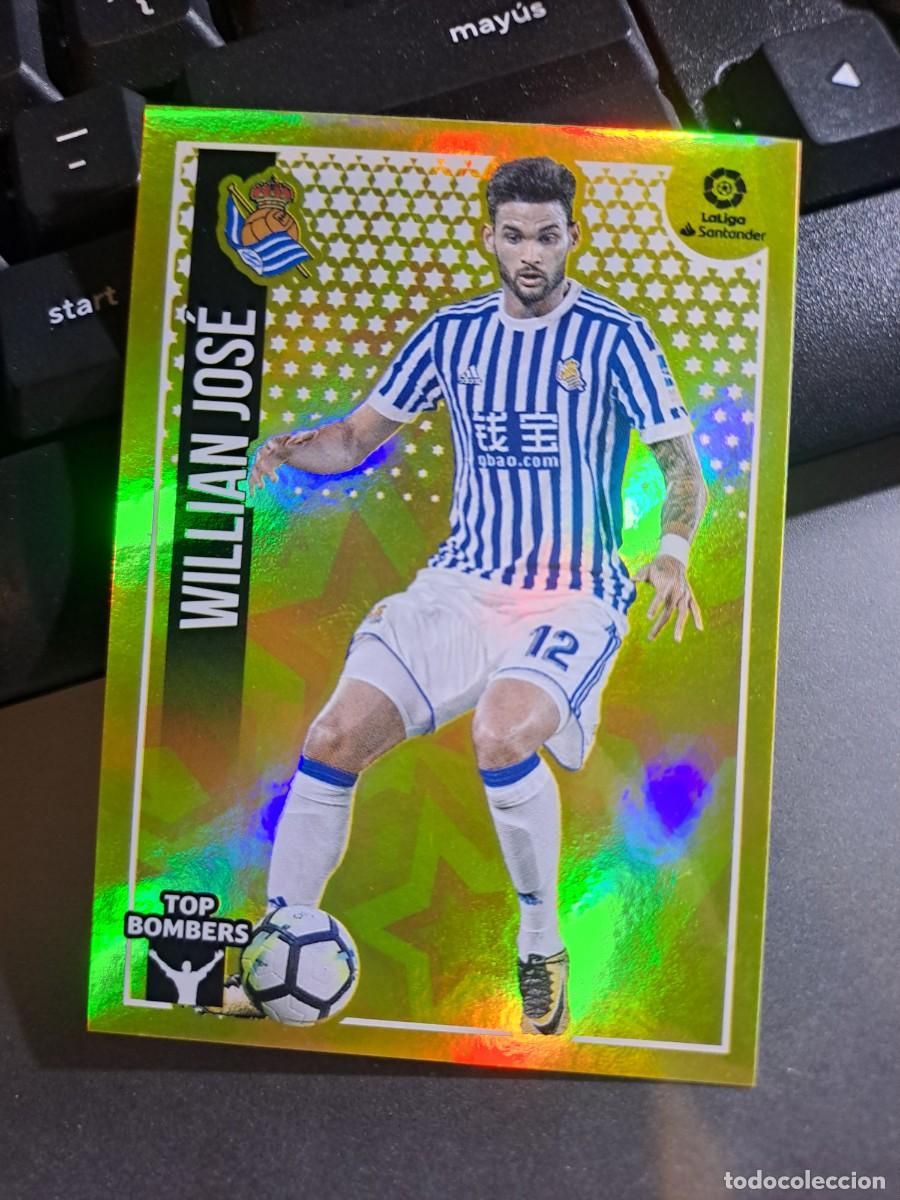 Coleccionismo Cromos antiguos: CROMO WILLIAN JOSE 26 TOP BOMBERS 26 REAL SOCIEDAD LIGA 2018 2019 18 19 ESTE PANINI NUNCA PEGADO